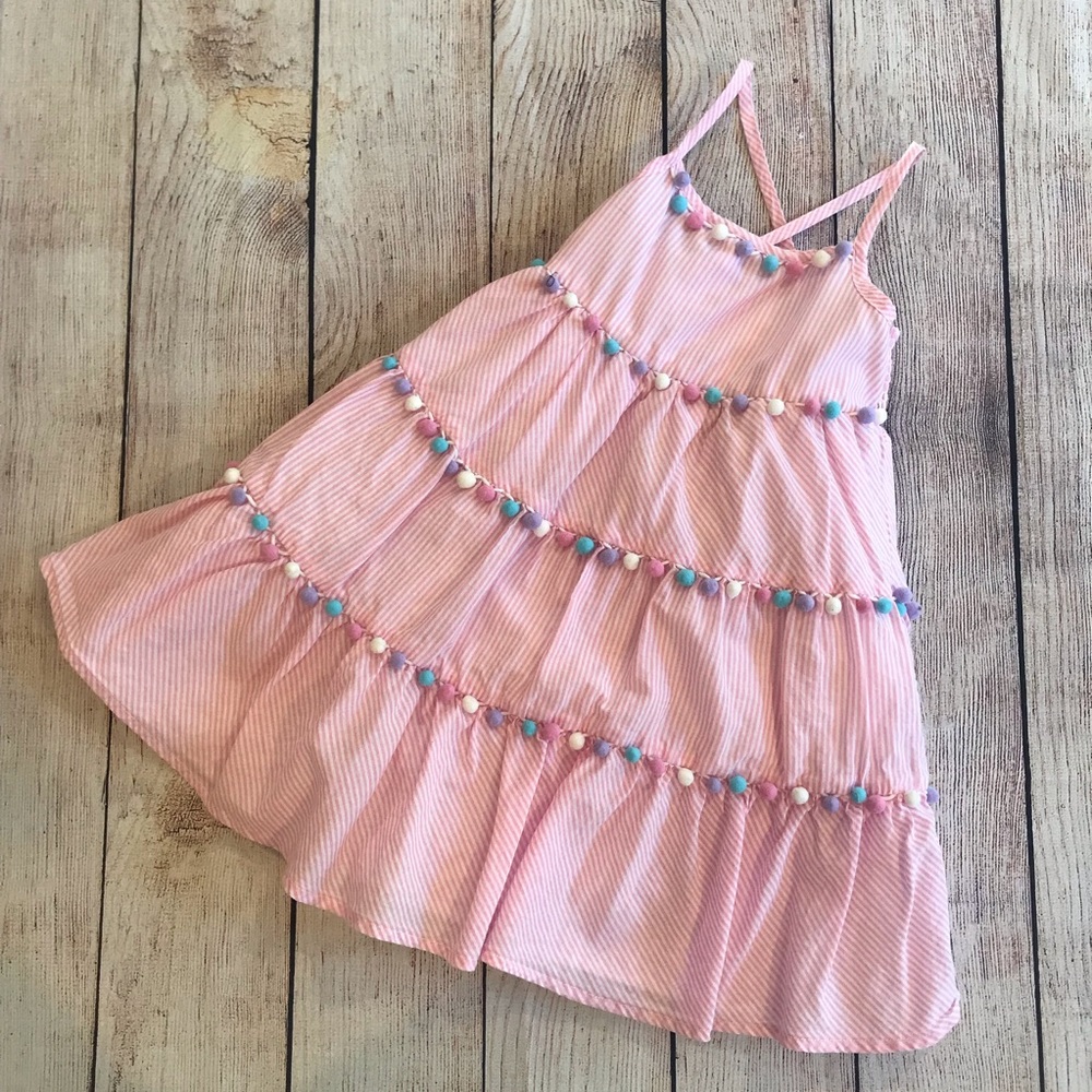 Tommy Bahama Little Girl Pom Pom Dress Size 4-5